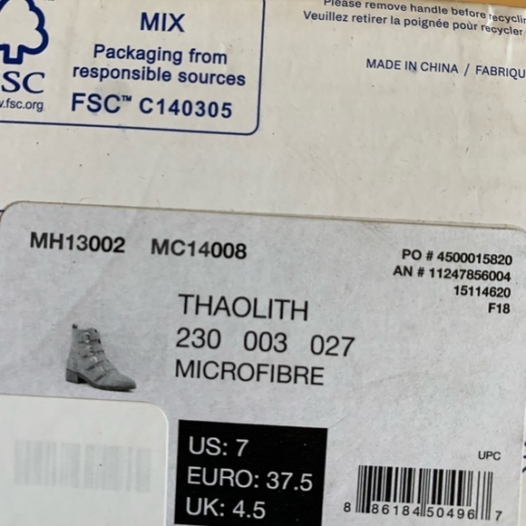 Call it Spring Thaolith vegan strappy boots 7 - Picture 5 of 6